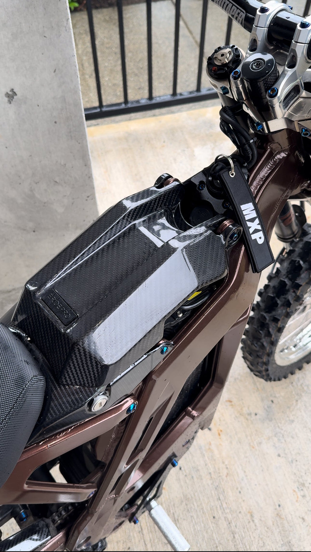 Eride carbon fiber battery ready to ship