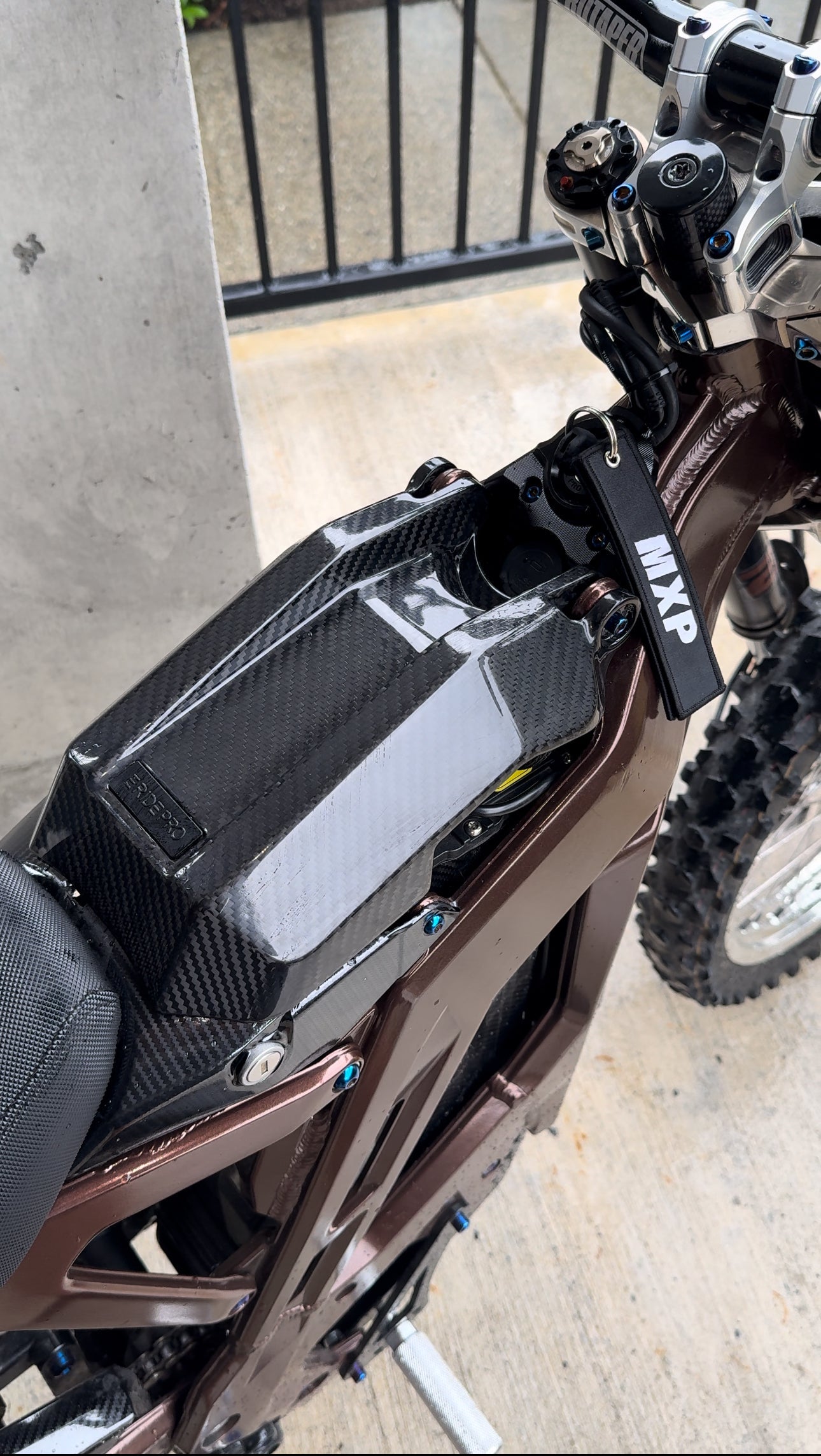Eride carbon fiber battery ready to ship