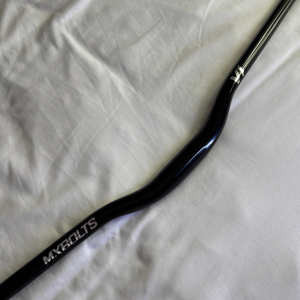MXBOLTS Gloss Black Handlebar (31.8mm) (COLLECTIVE)