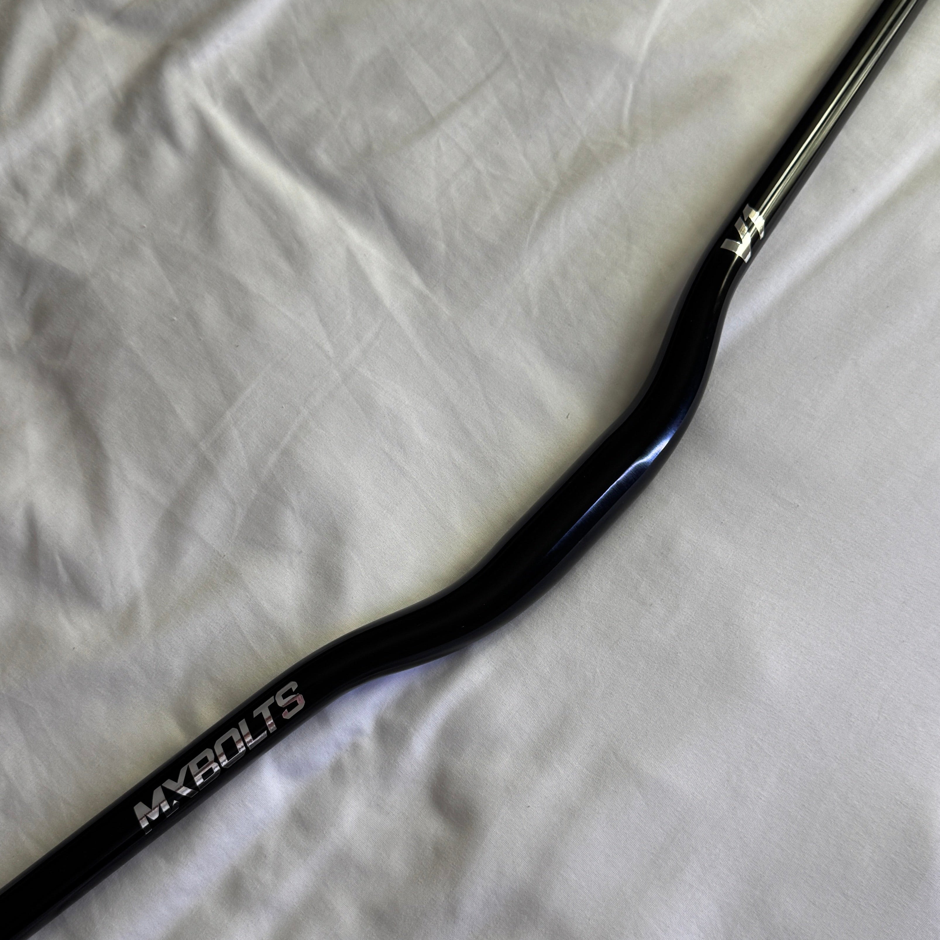 MXBOLTS Gloss Black Handlebar (31.8mm) (COLLECTIVE)