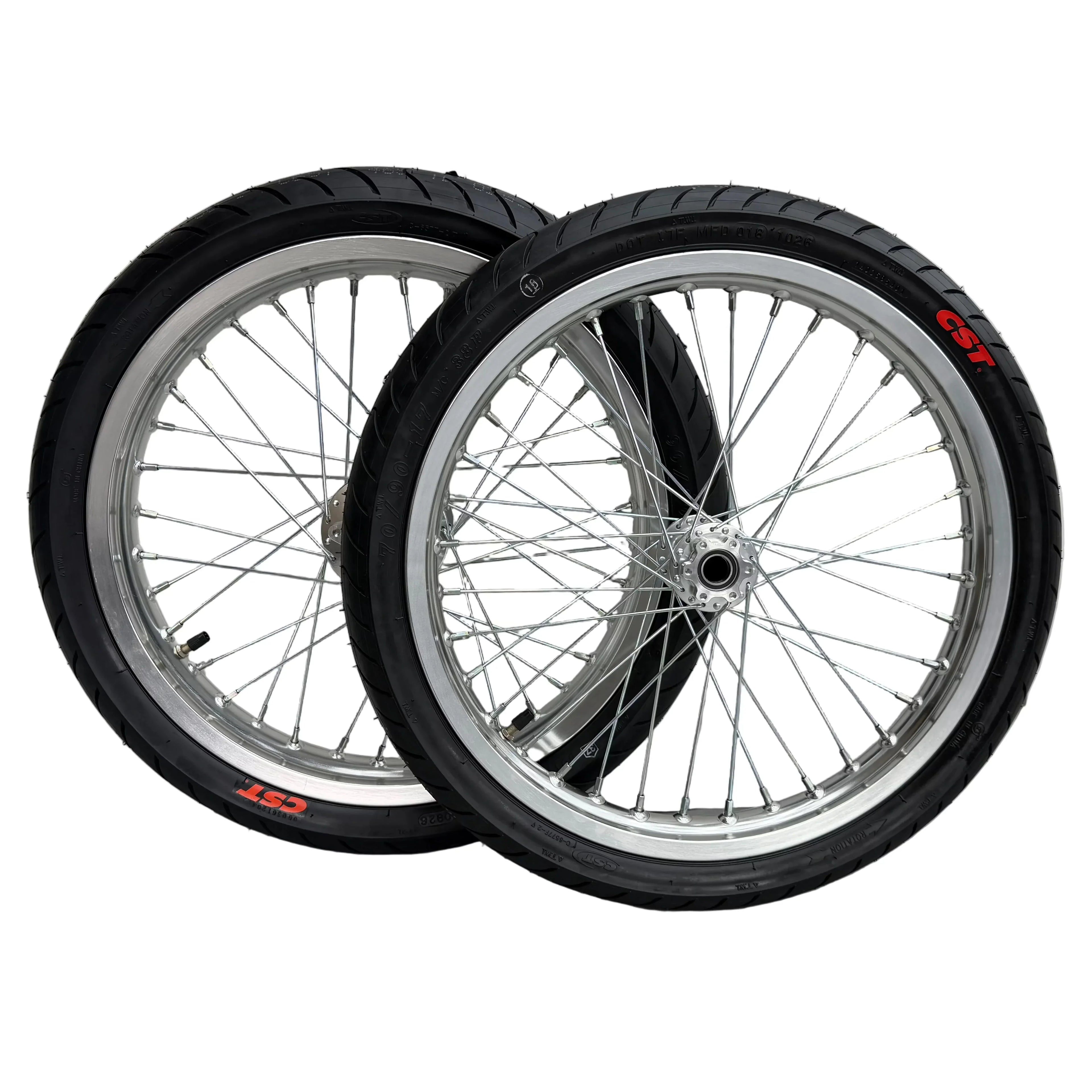 Chrome “17in” Supermotos
