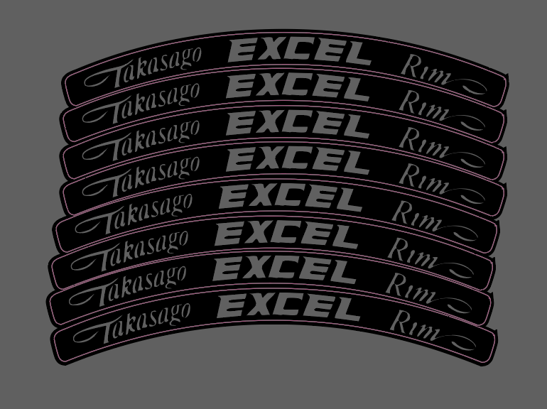 Execl Rim Decals EXCEL Rim Decal – MXC